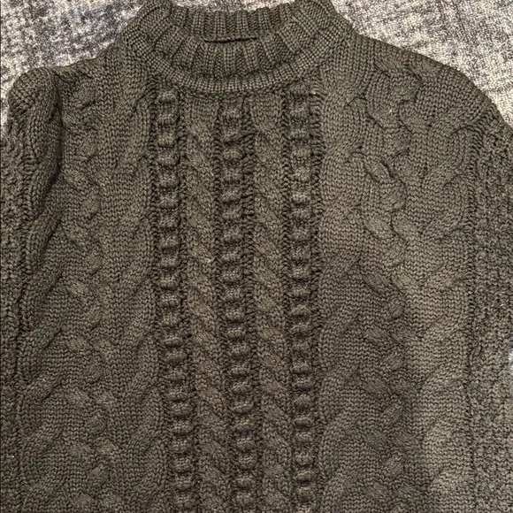 Jason Wu Olive Cable Knit Sweater - Picture 2 of 4